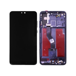 Touch+Display+Frame Huawei P20 Pro with Home+Flex de Impressão Digital Preto Touch+Display+Frame Huawei P20 Pro with Home+Flex de Impressão Digital Preto